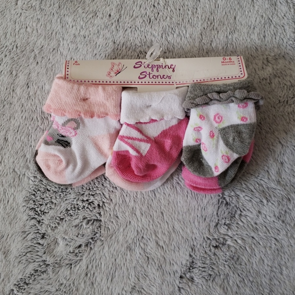💥Free Baby girl socks